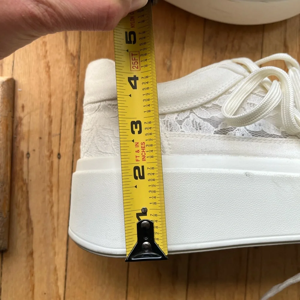 Anna Field White Platform Sneakers